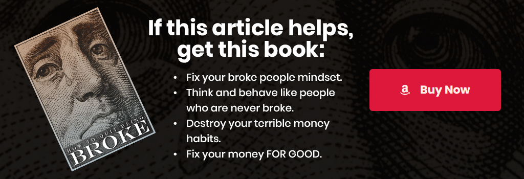 ad how to quit being broke